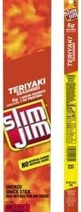 SLIM JIM GIANT TERIYAKI 24CT NEW