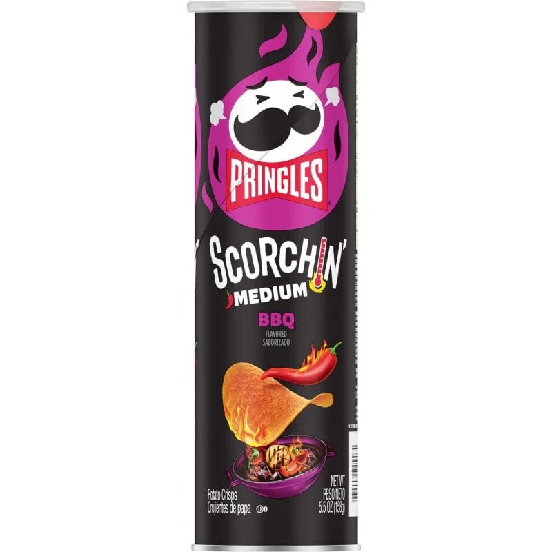 PRINGLES SCORCHIN BBQ 5.68OZ