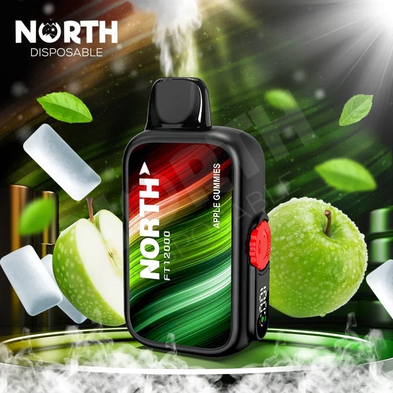 NORTH 12K PUFFS APPLE GUMMIES