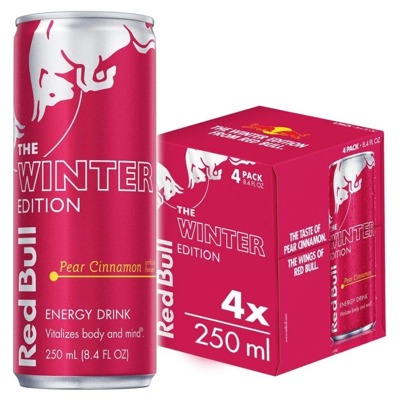 REDBULL 8.4OZ WINTER EDITION PEACH CINAMON