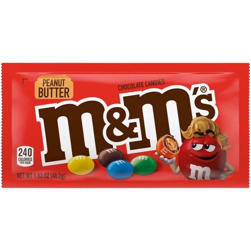 M&M RED PB 24CT