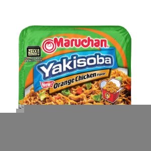 MARUCHAN YAKISOBA ORANGE CHICKEN 8CT