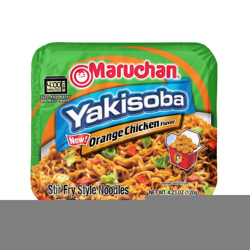 MARUCHAN YAKISOBA ORANGE CHICKEN 8CT
