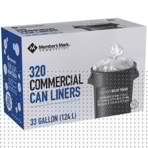 TRASH BAG COMMERCIAL CAN LINER 33 GAL