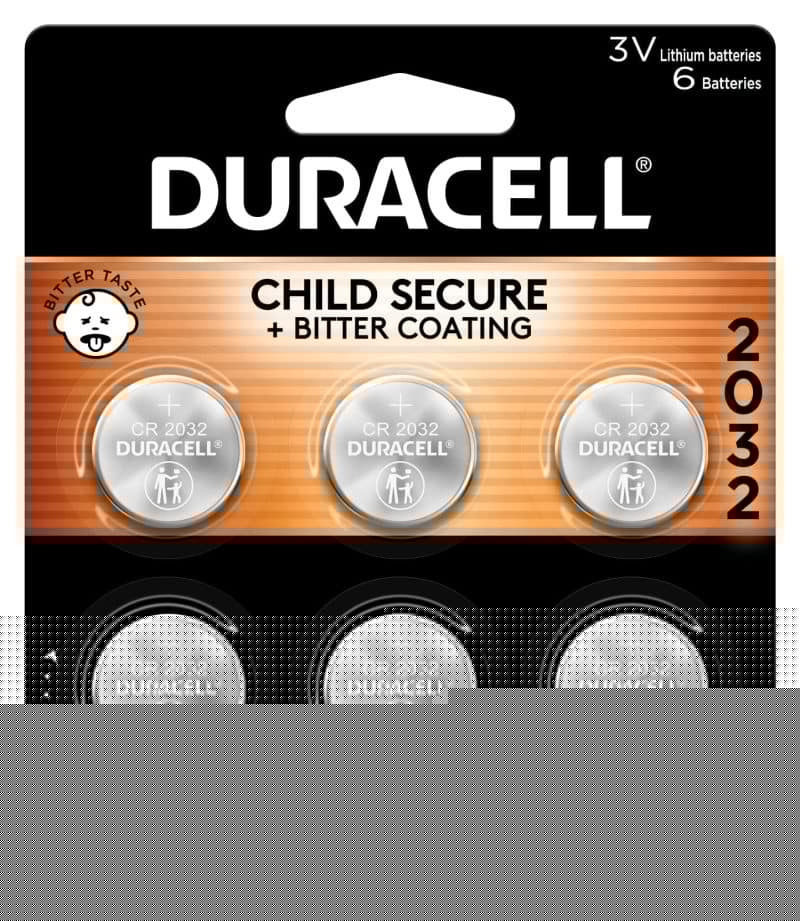 DURACEL COIN BATTER FOR KEYS 2PK 6CT