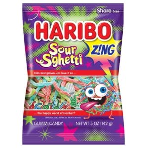 PEG HARIBO SOUR SPAGHETTI