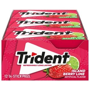 TRIDENT ISLAND BERRY LIME 12CT