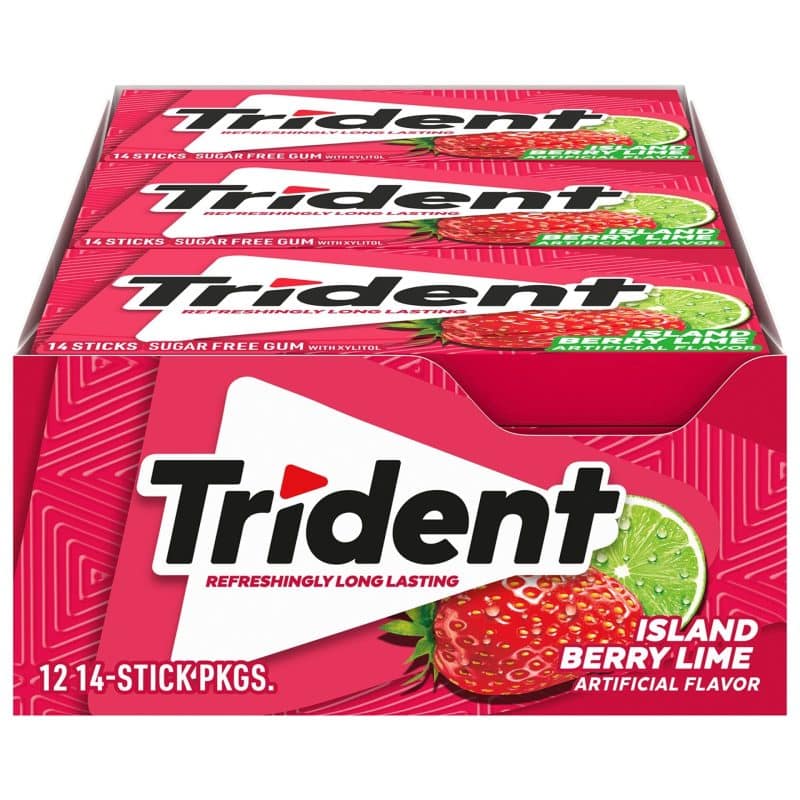 TRIDENT ISLAND BERRY LIME 12CT