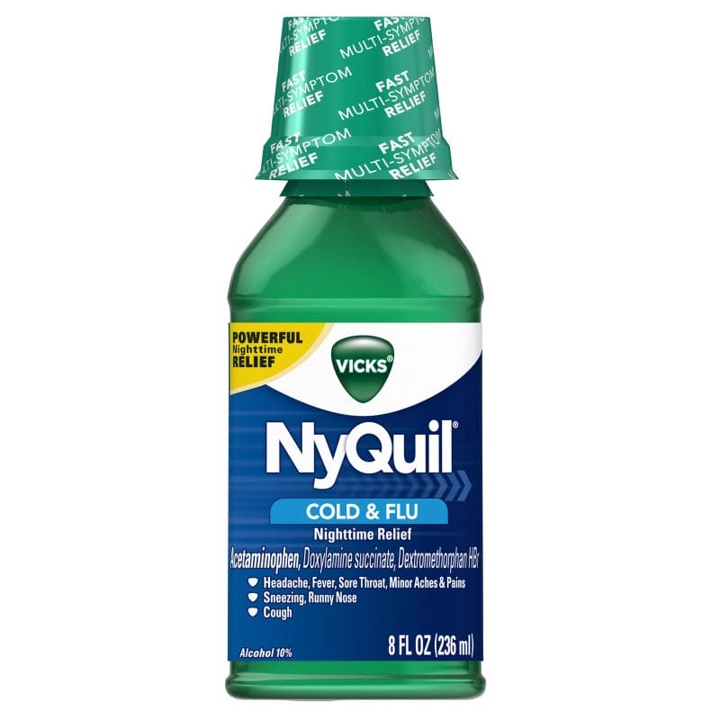 NYQUIL BOTTLES GREEN 8OZ