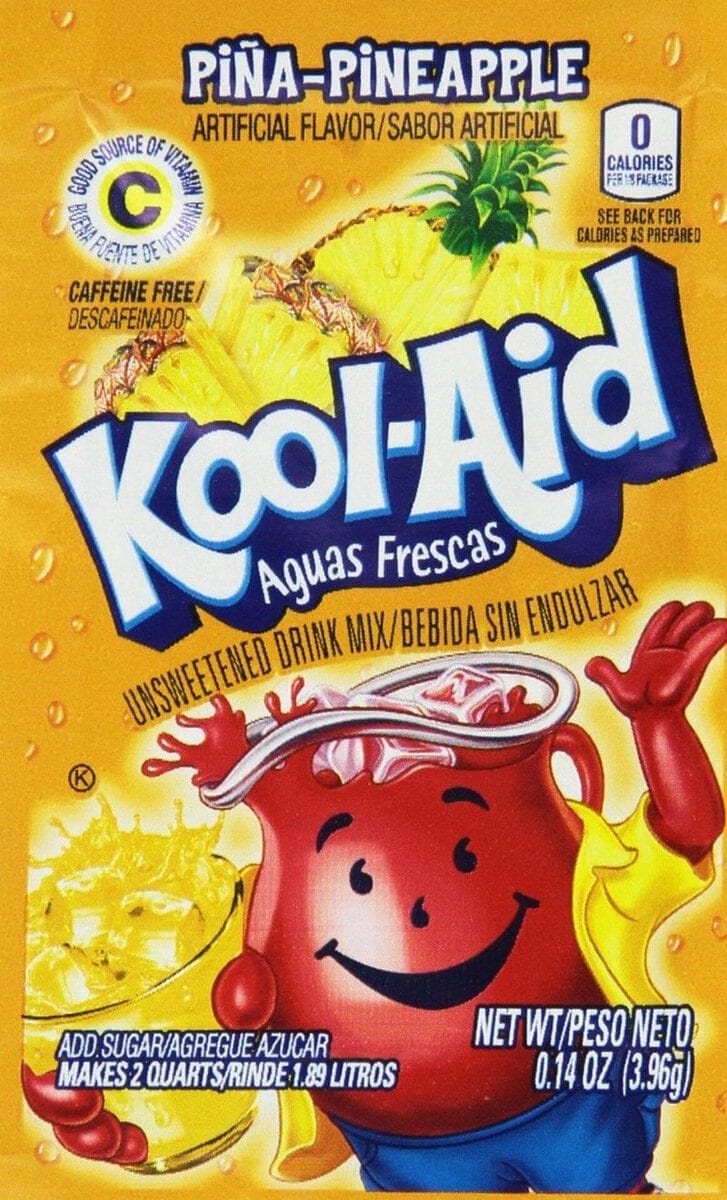 KOOL AID PINA PINEAPPLE 48CT