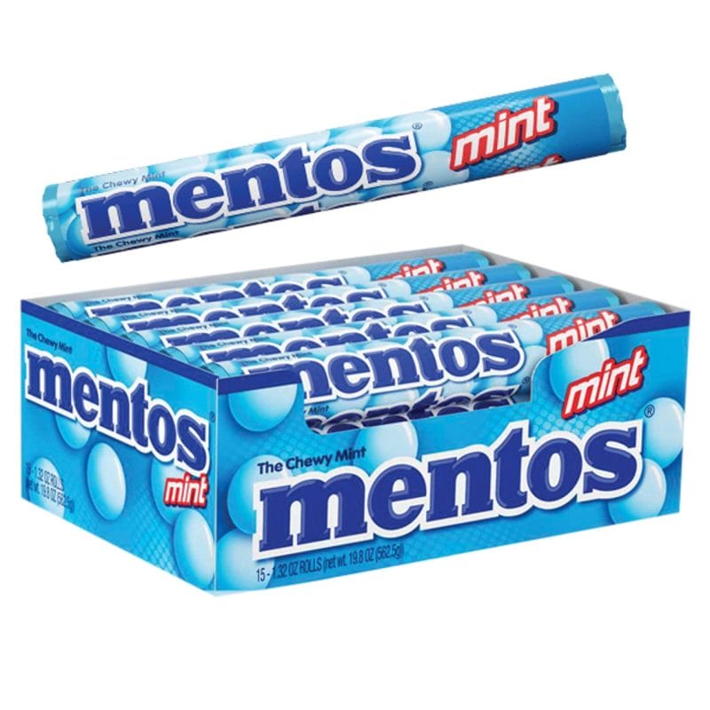 MENTOS MINT WHITE 15CT