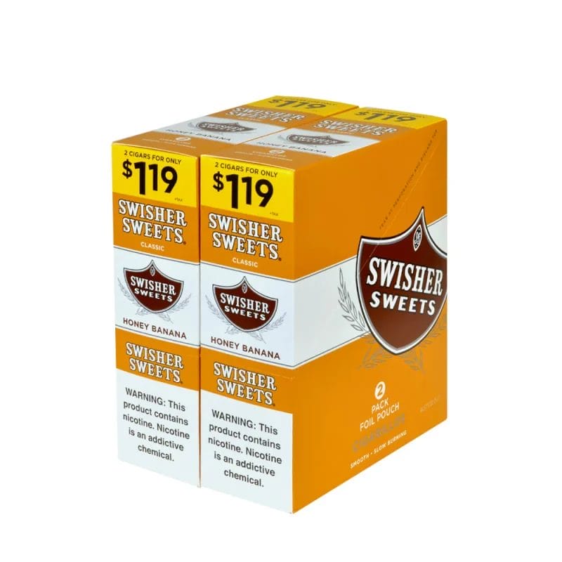 SWISHER HONEY BANANA NEW 1.19 2PK  30CT