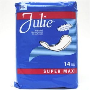 JULIE PADS SUPER MAXI