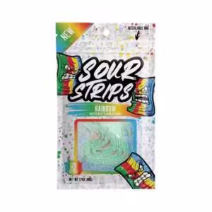 PEG SOUR STRIPS BITES RAINBOW NEW 6.35OZ