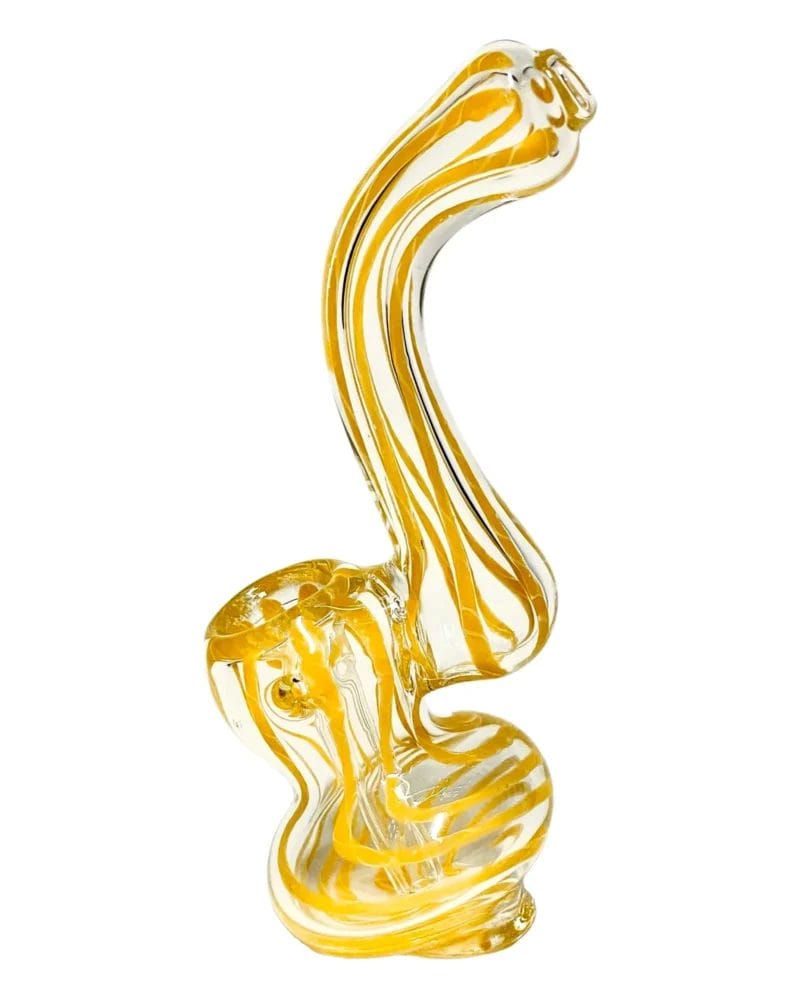 PIPE 4" STRIPPED YELLOW BUBBLER 2PK (HP404)