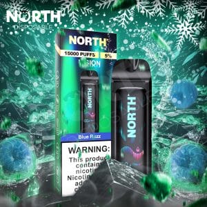 NORTH 15K PUFFS BLUE RAZZ