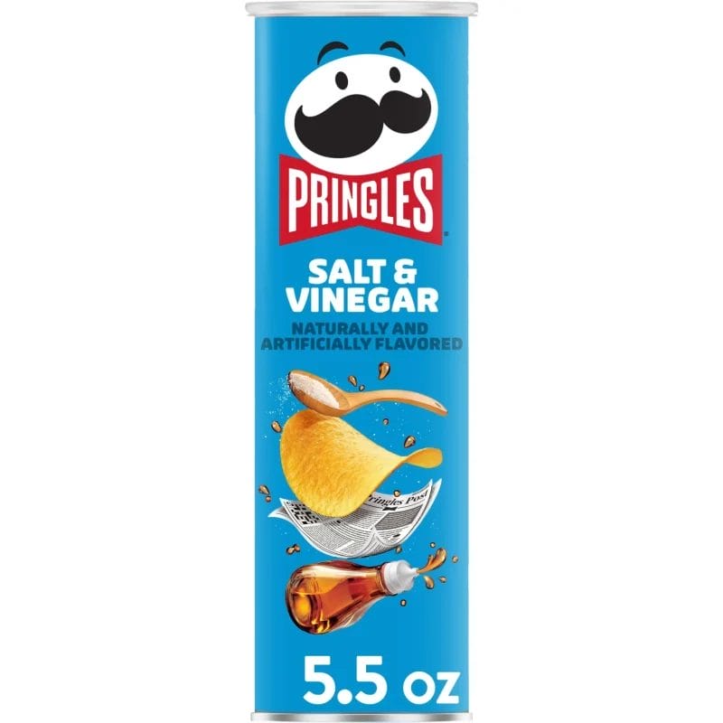 PRINGLES SALT AND VINEGAR 5.68OZ