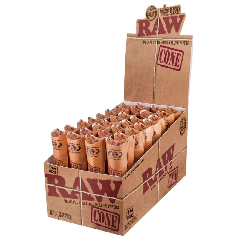 RAW CONE 32CT 6PK