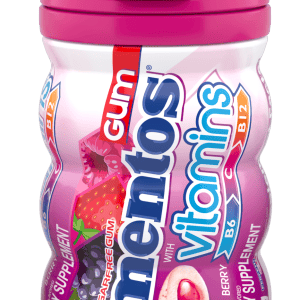 MENTOS GUM 6CT VITAMINS BERRY NEW