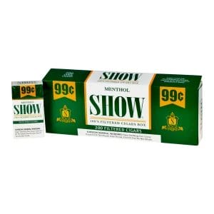 SHOW CIGARS MENTHOL