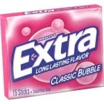 EXTRA CLASSIC BUBBLE GUM 10CT