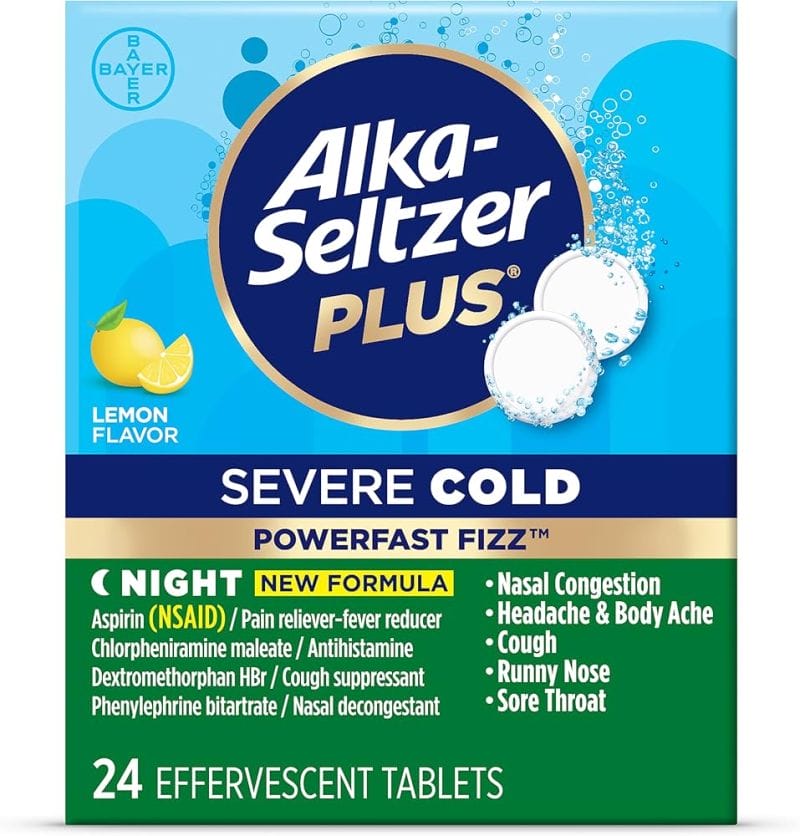 ALKA SELTZER COLD NIGHT 12CT