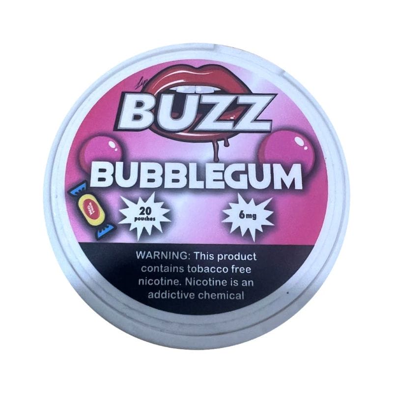 BUZZ NICOTINE POUCH 5CT 6MG BUBBLEGUM