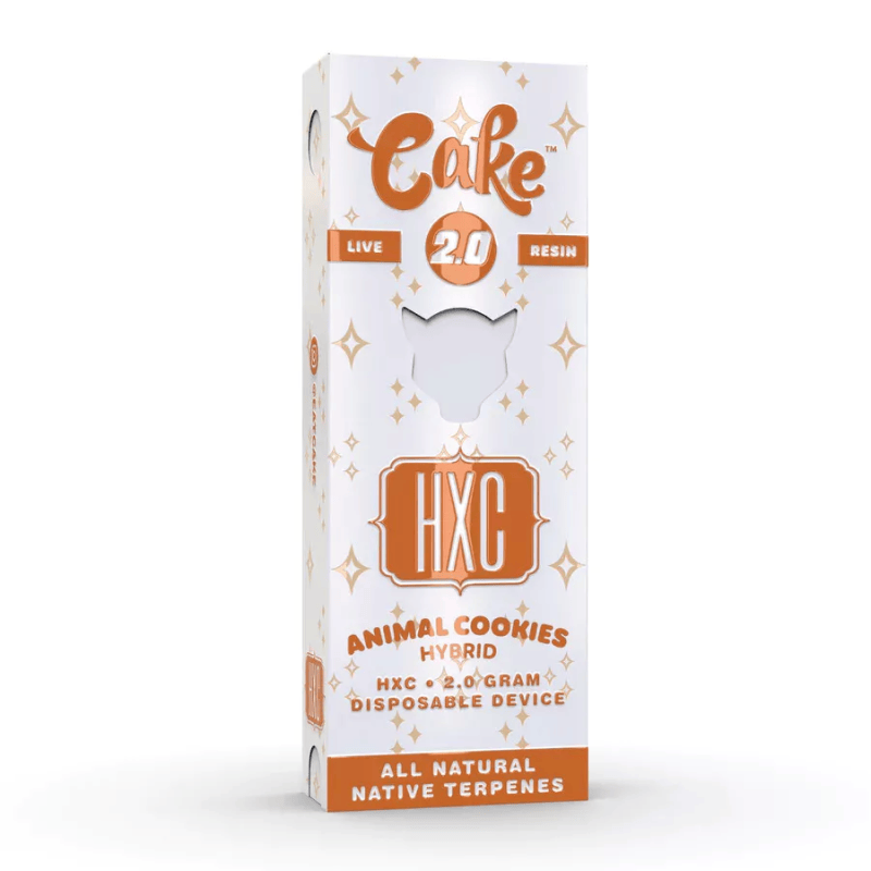 CAKE HXC 2G DISPOSABLE ANIMAL COOKIES 5CT