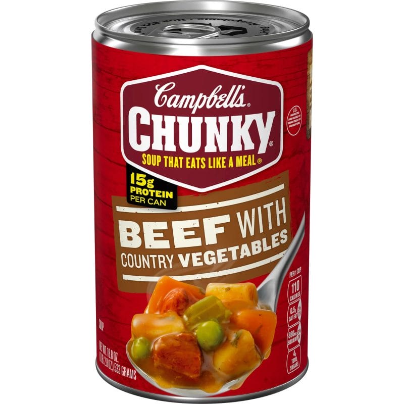 CHUNKY CAN BEEF WITH COUNTRY VEGETABLES
