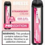 0 NICOTINE BREEZE STRAW CREAM 10CT