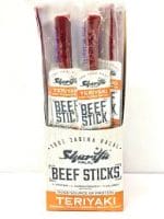 SHARIFA HALAL TERIYAKI BEEF STICKS 16CT