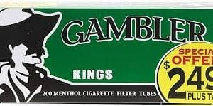 GAMBLER TUBES MENTHOL KING