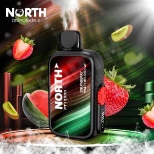 NORTH 12K PUFFS STAW WATER KIWI