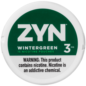 ZYN NIC POUCHES 3MG WINTERGREEN