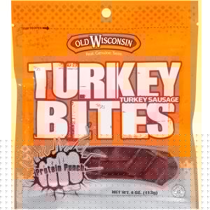 OLD WISCONSIN BITES TURKEY ORANGE BAG 4OZ