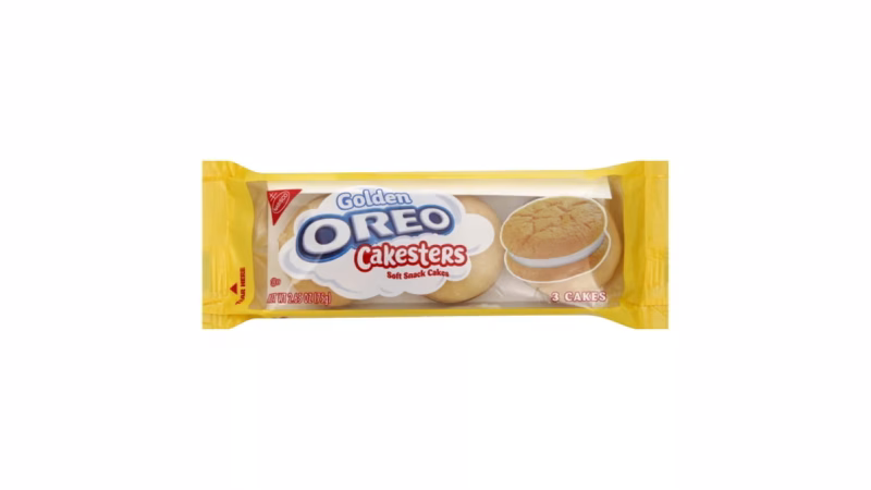OREO GOLDEN CAKESTER 8CT NEW