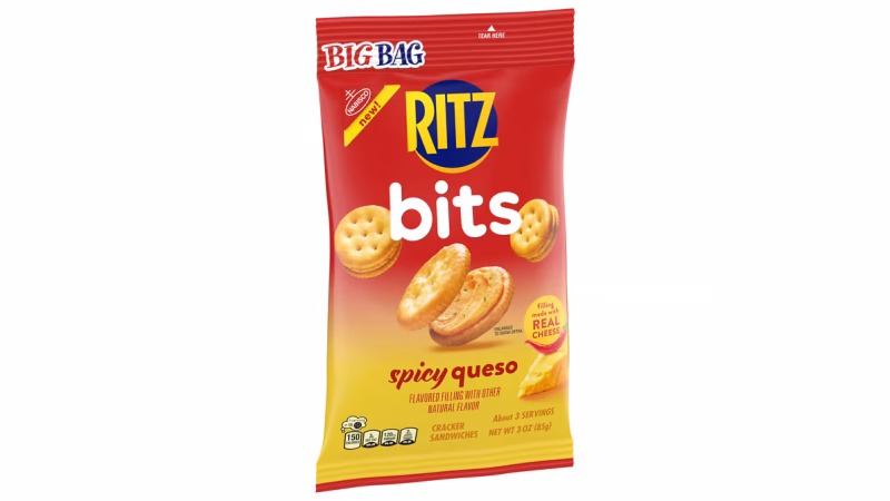 PEG RITZ SPICY QUESO 3OZ NEW